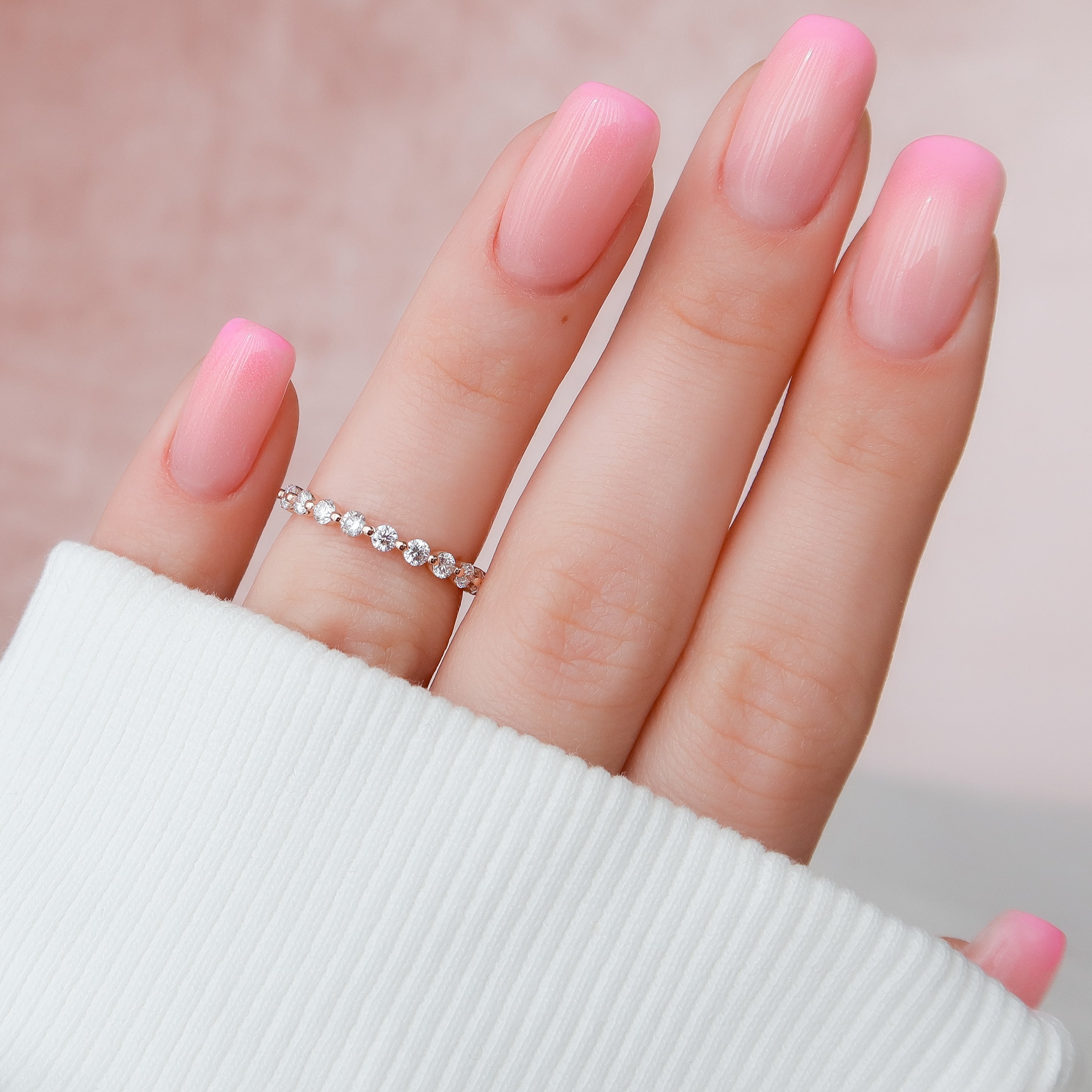 1ct Emilinda Round Cut Moissanite Ring - Rose Gold