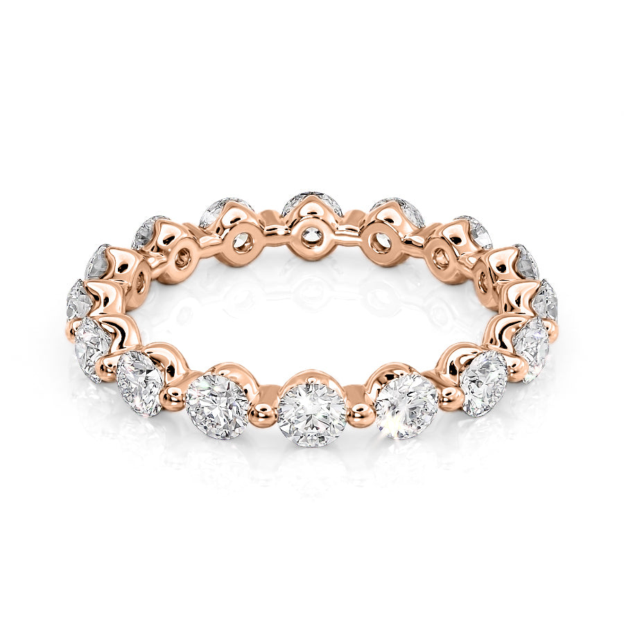 1.5ct Ayiana Round Cut Moissanite Ring - Rose Gold