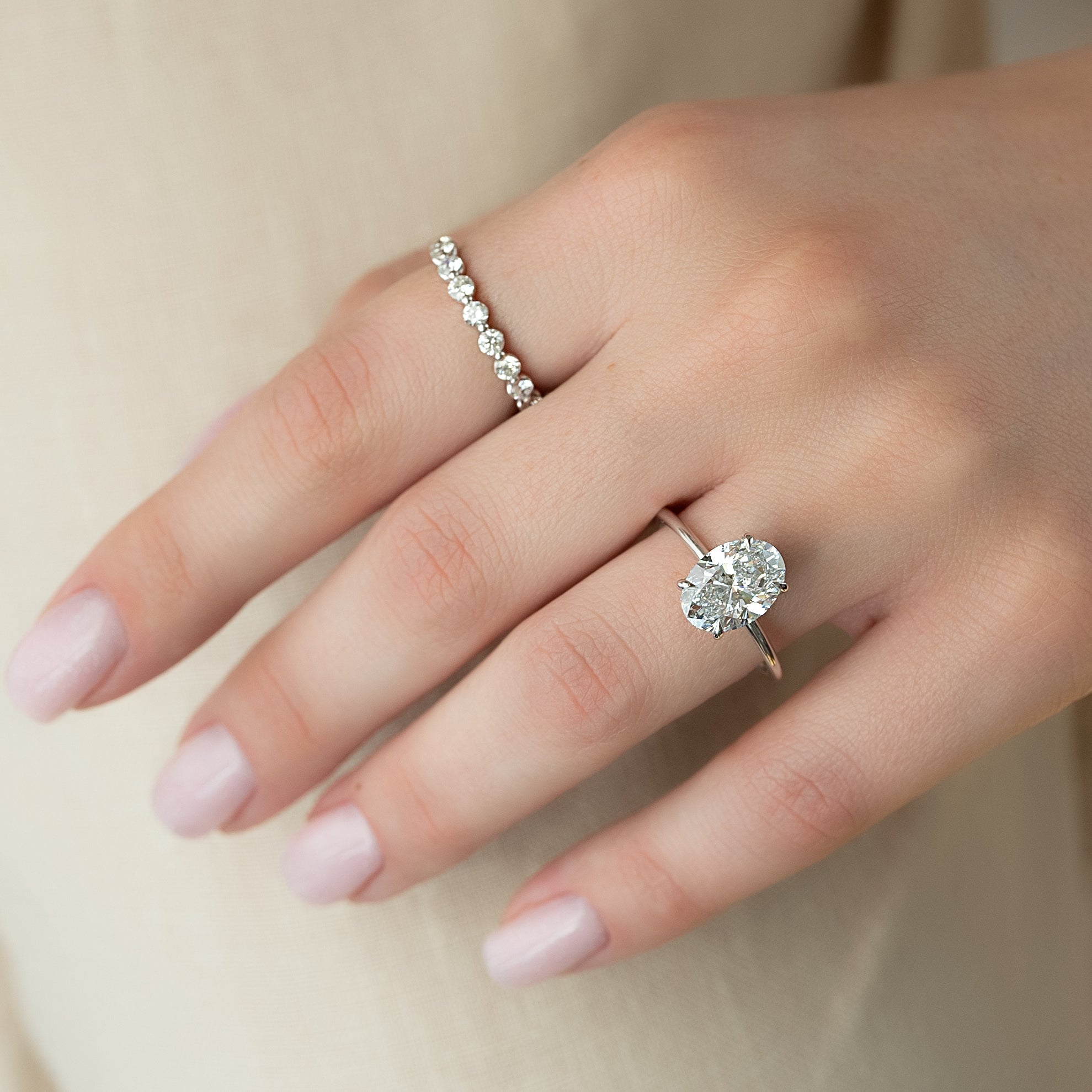 1.5ct Ayiana Round Cut Moissanite Ring - Silver