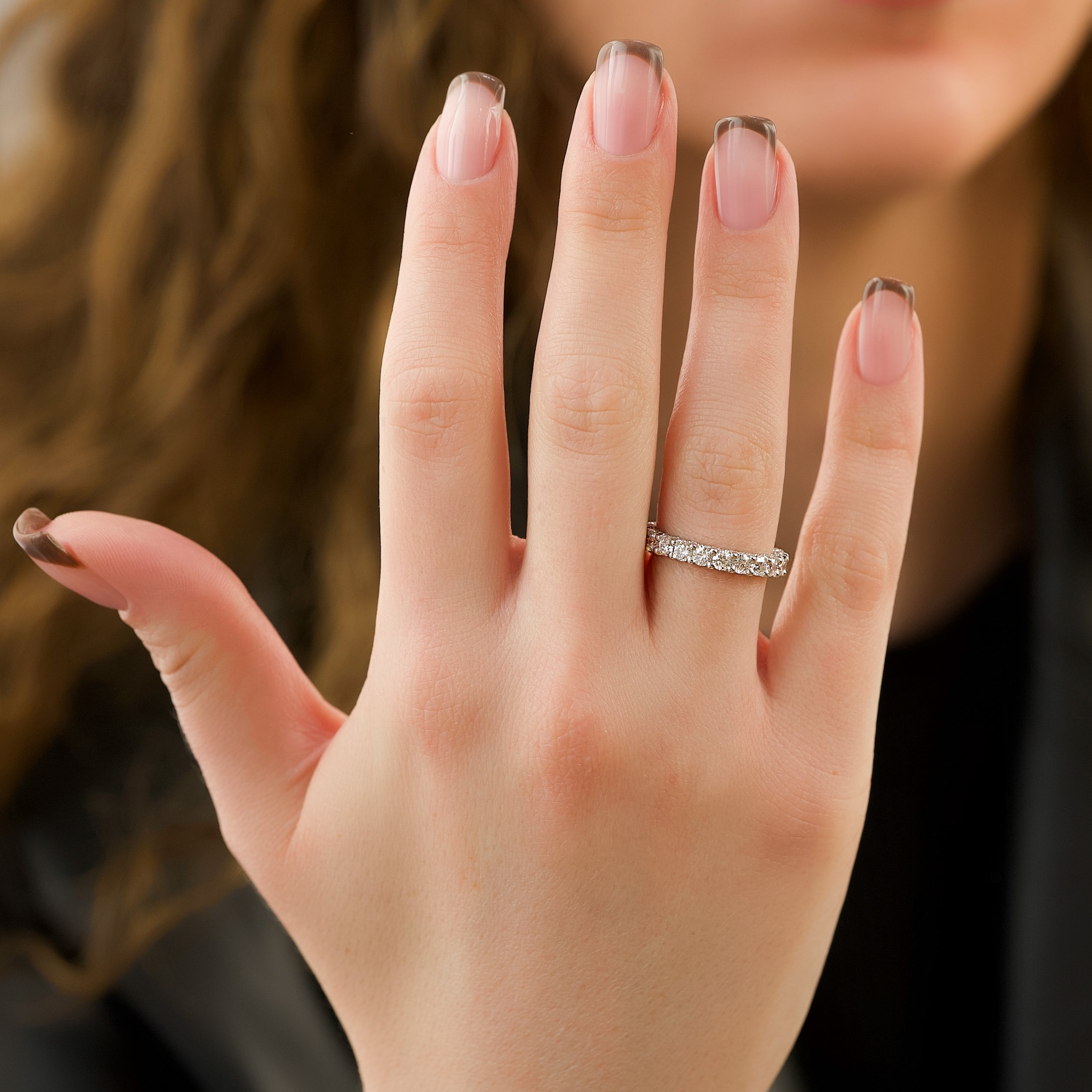 2.3ct Rachara Round Cut Moissanite Ring - Silver