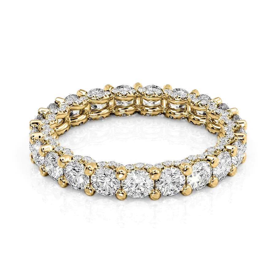2.3ct Rachara Round Cut Moissanite Ring - Gold