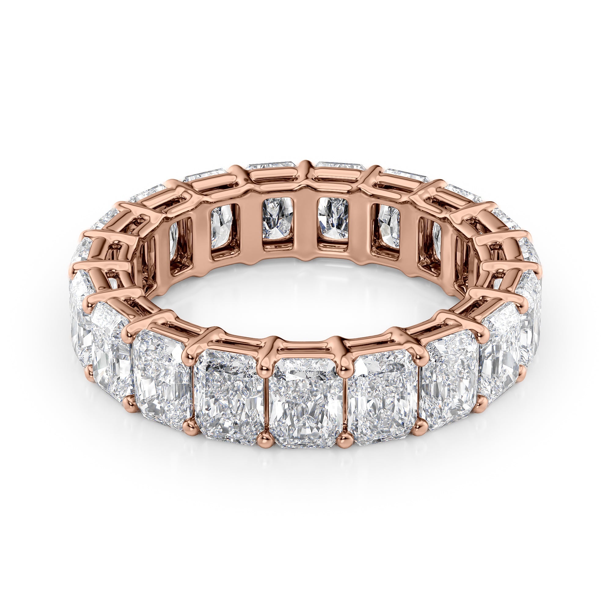 6ct Maricela Round Cut Moissanite Ring - Rose Gold