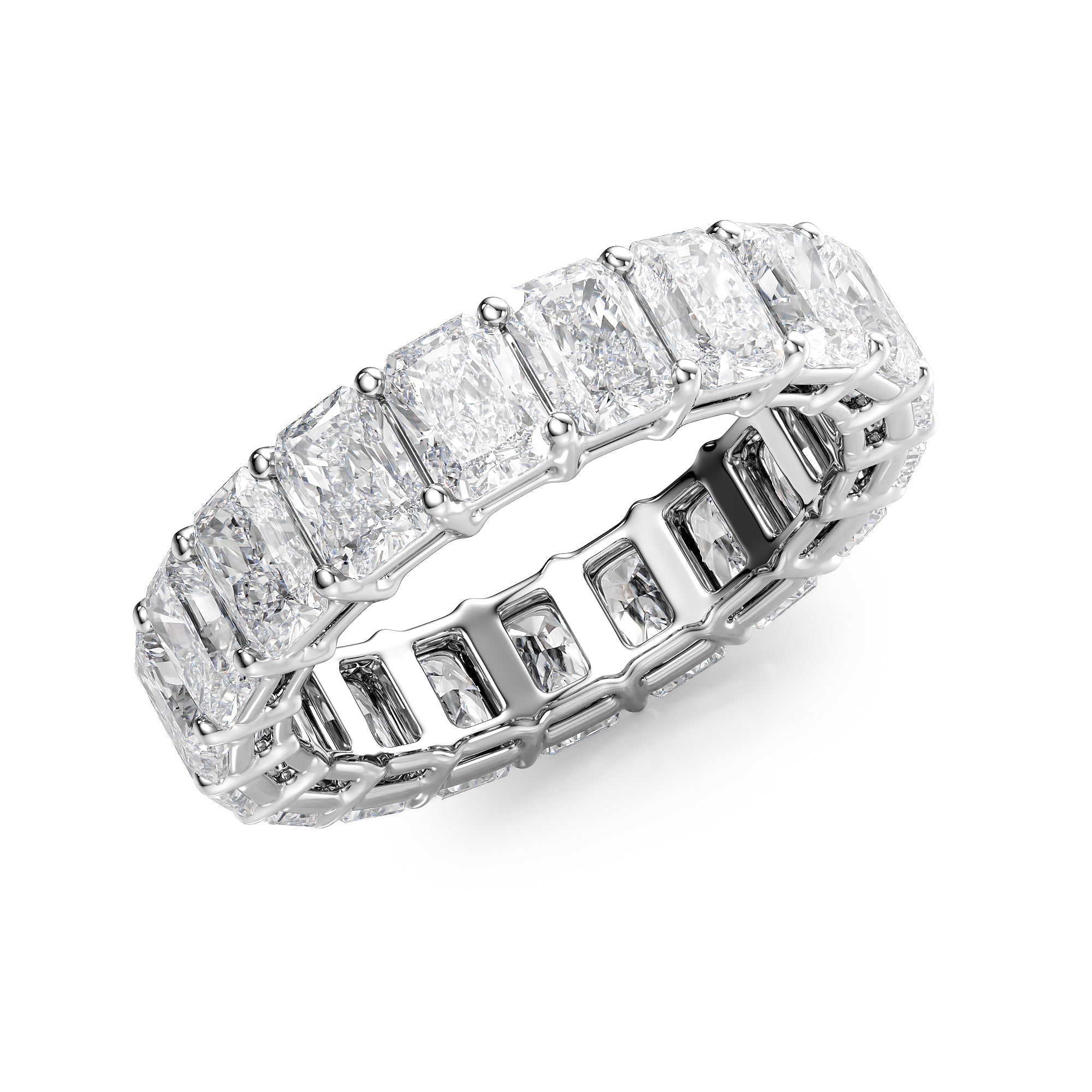 6ct Maricela Round Cut Moissanite Ring - Silver