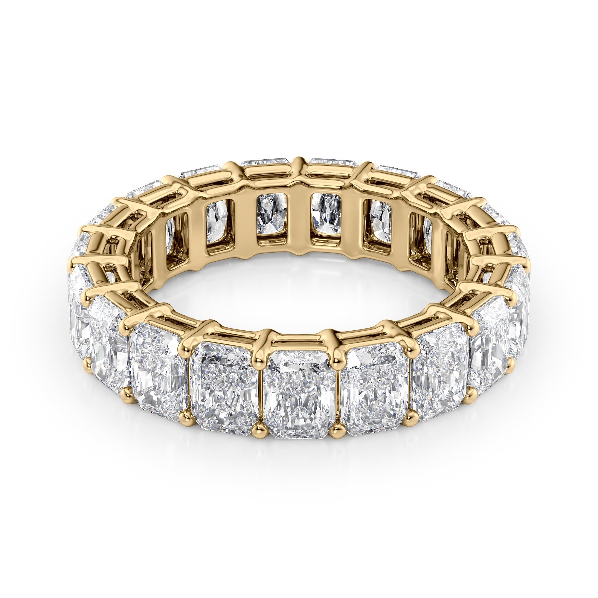 6ct Maricela Round Cut Moissanite Ring - Gold