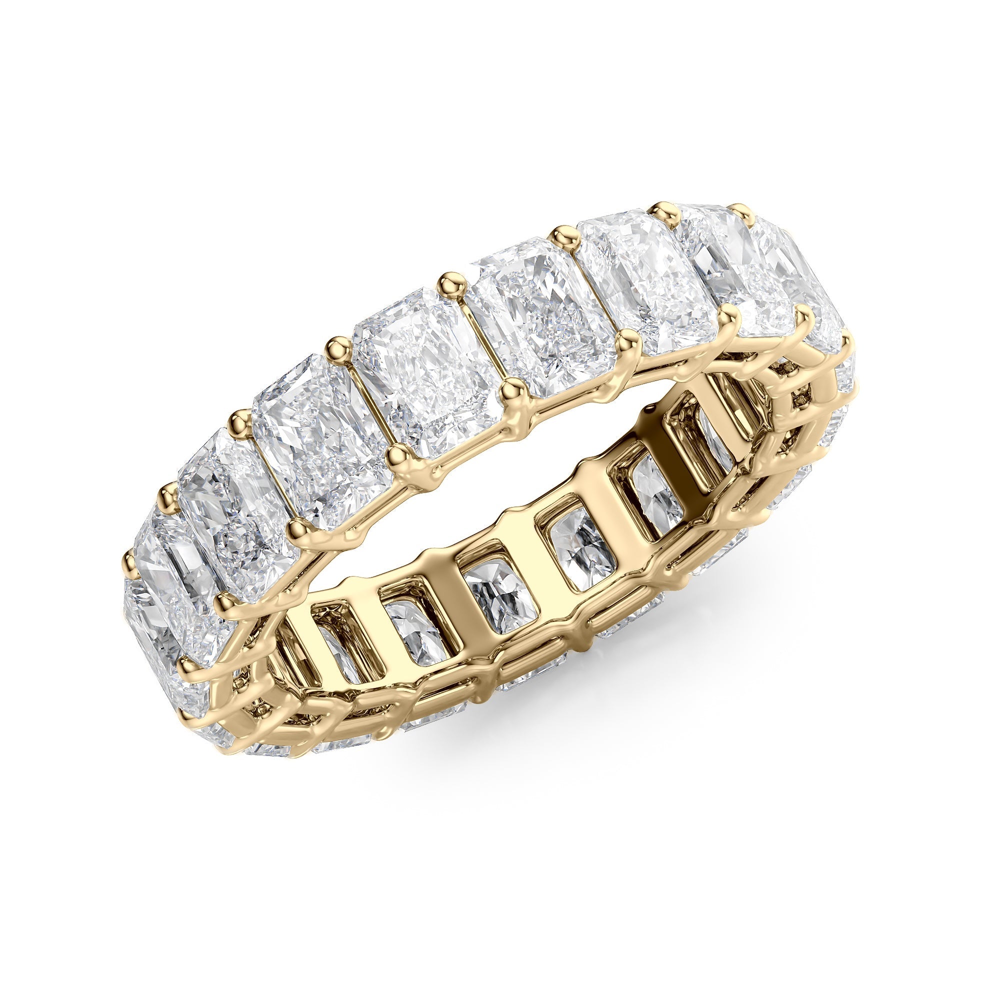 6ct Maricela Round Cut Moissanite Ring - Gold