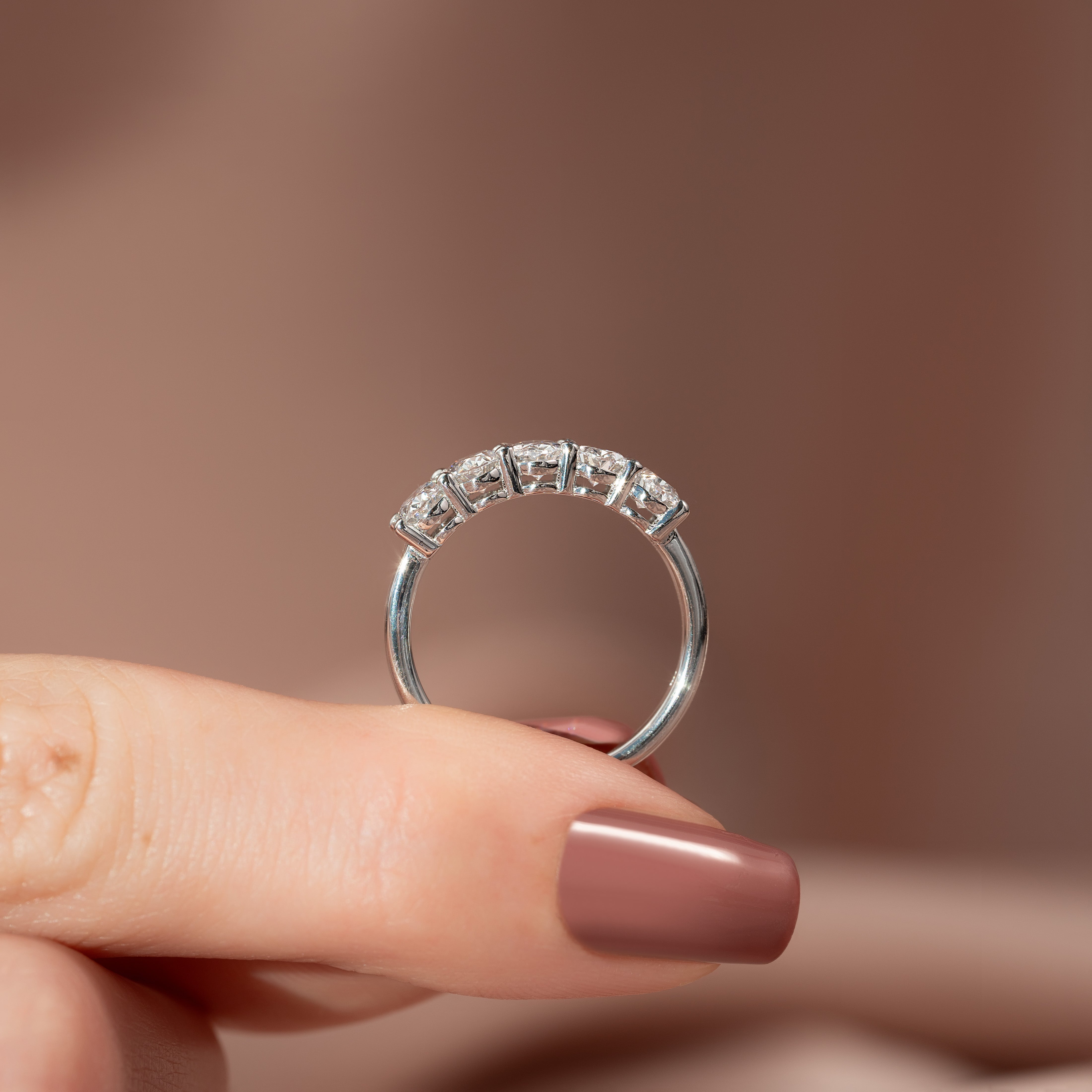 1.5ct Sarala Oval Cut Moissanite Ring - Silver