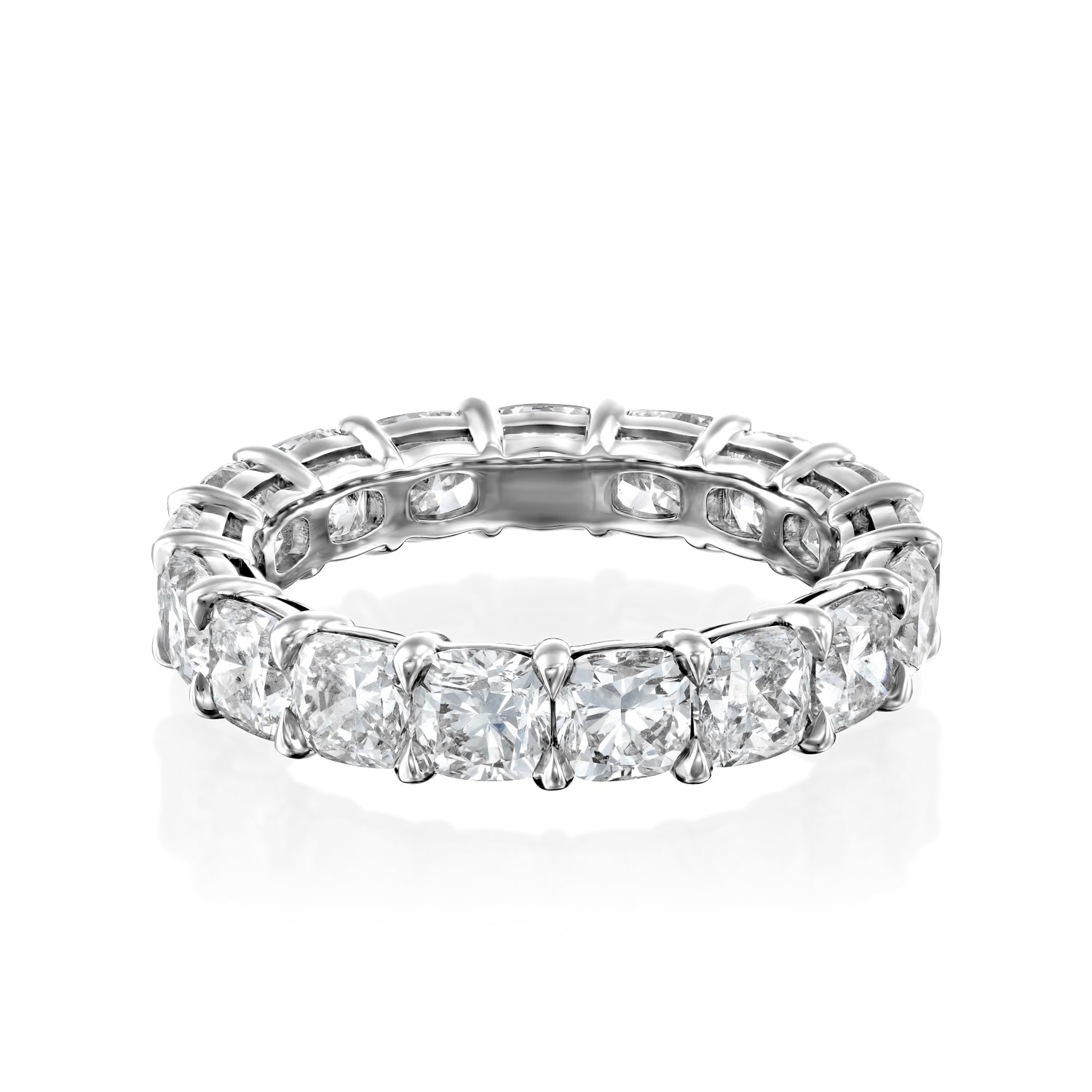 5ct Thereza Round Cut Moissanite Ring - Silver
