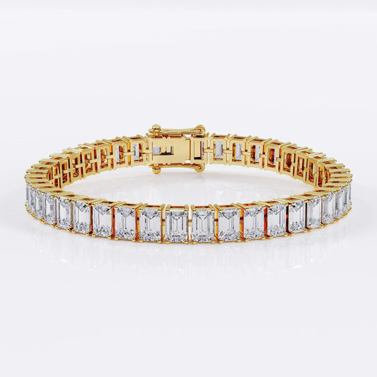 Emerald_diamond_bracelet_in_Gold La Stella Jewels