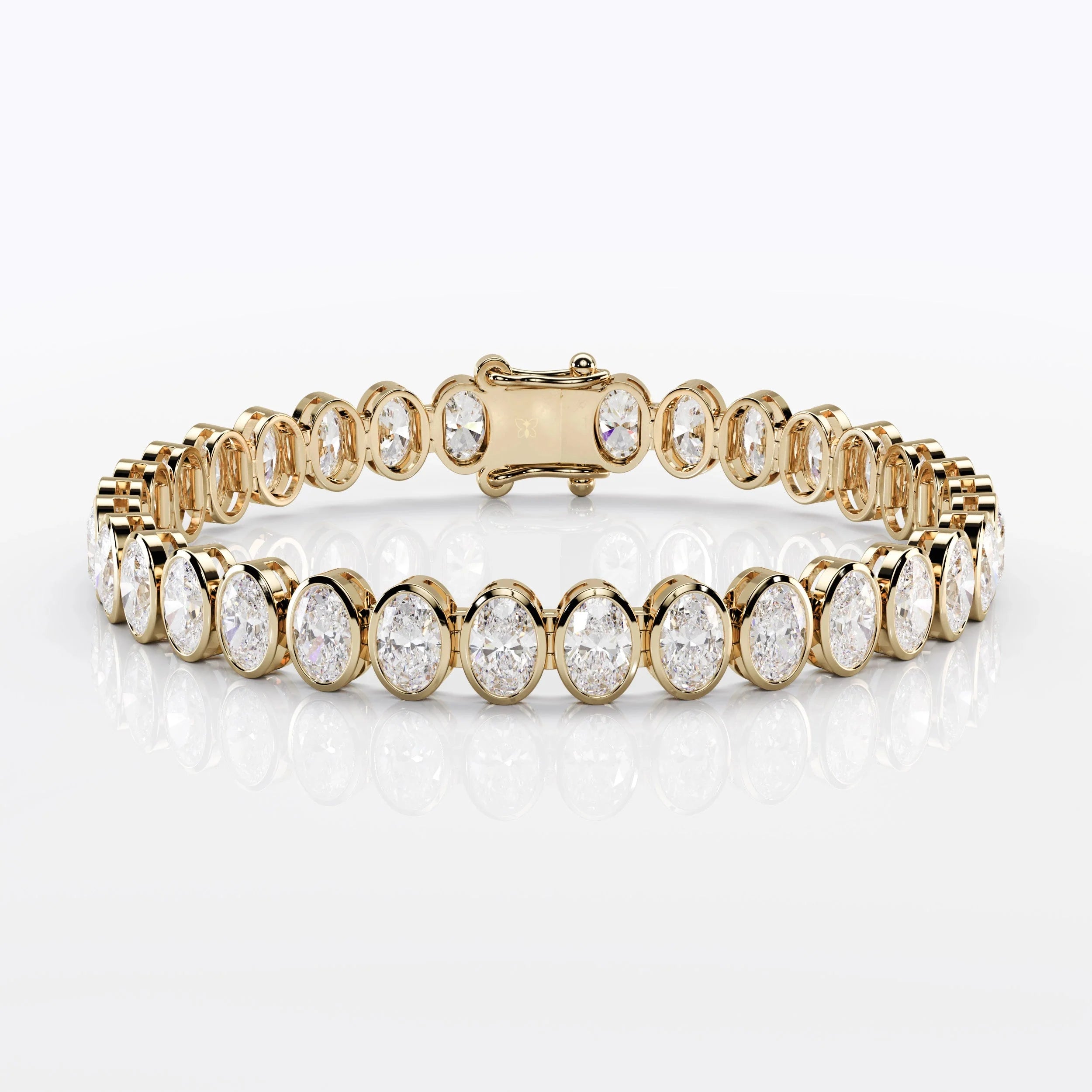 Oval Cut Diamond Tennis Bracelet For Women La Stella Jewels