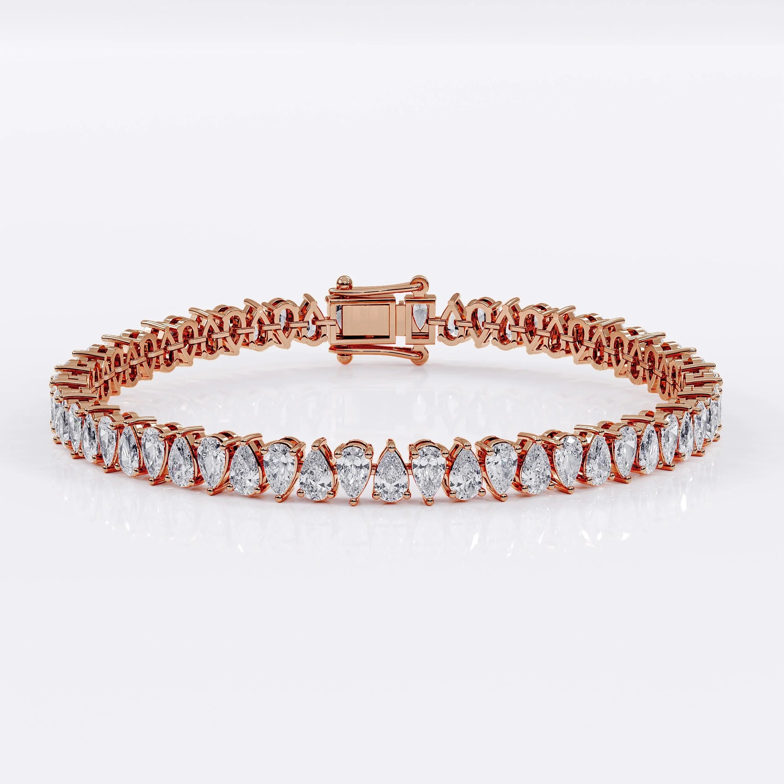 Pear_Tennis_Bracele La Stella Jewels