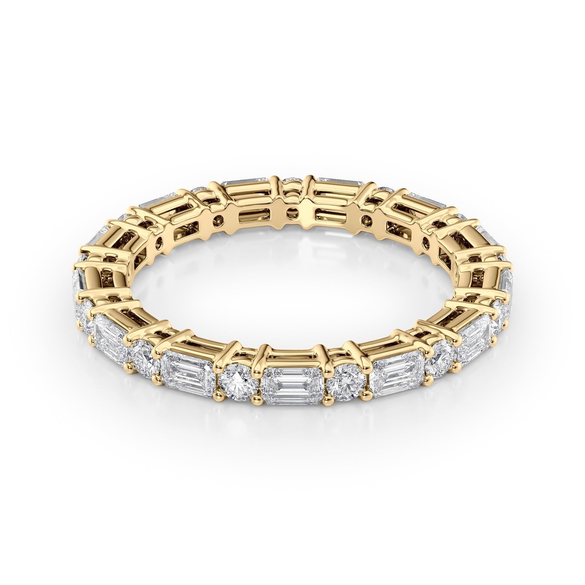 1.7ct Silara Round Cut Moissanite Ring - Gold