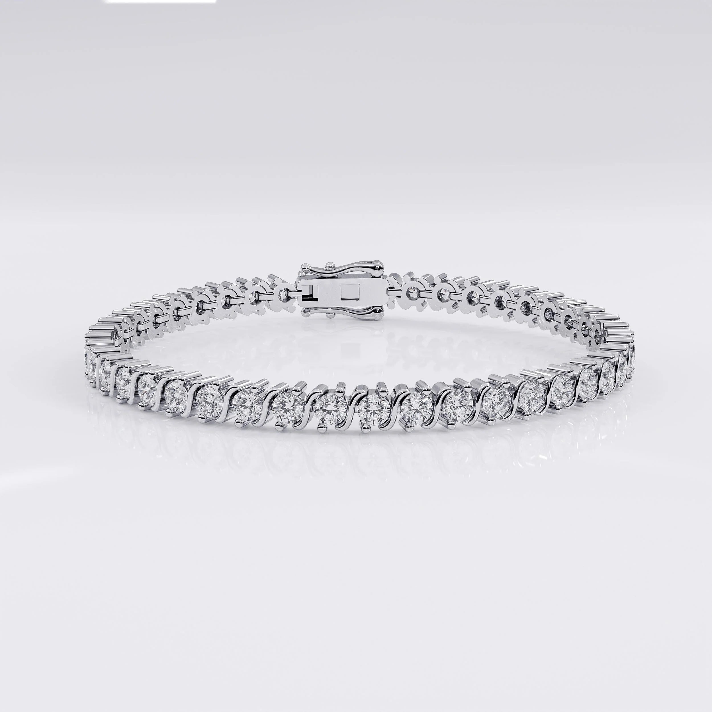 Tennis_bracelet_diamonds(925 Sterling Silver) La Stella Jewels