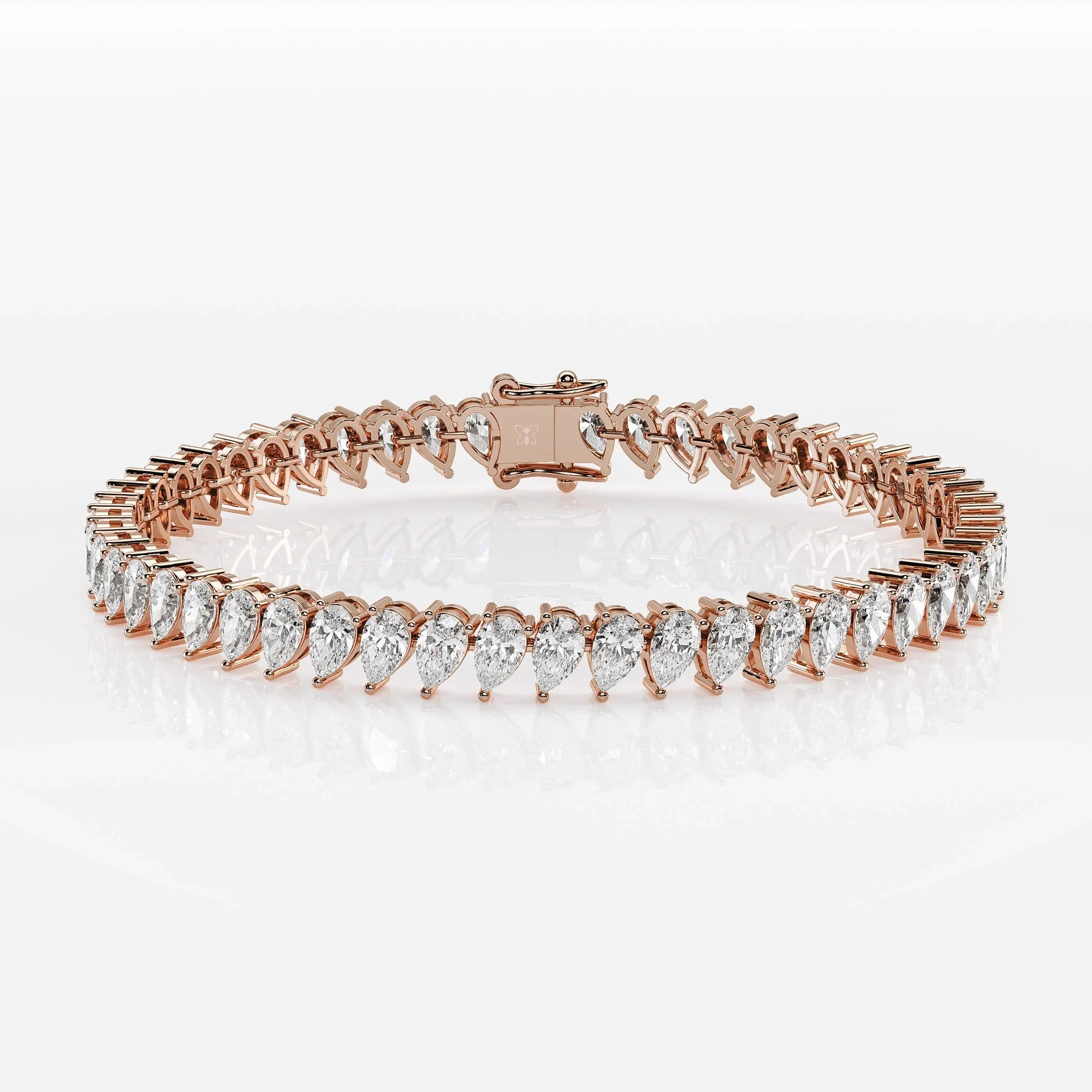 Pear Cut Diamond Tennis Bracelet For Women La Stella Jewels