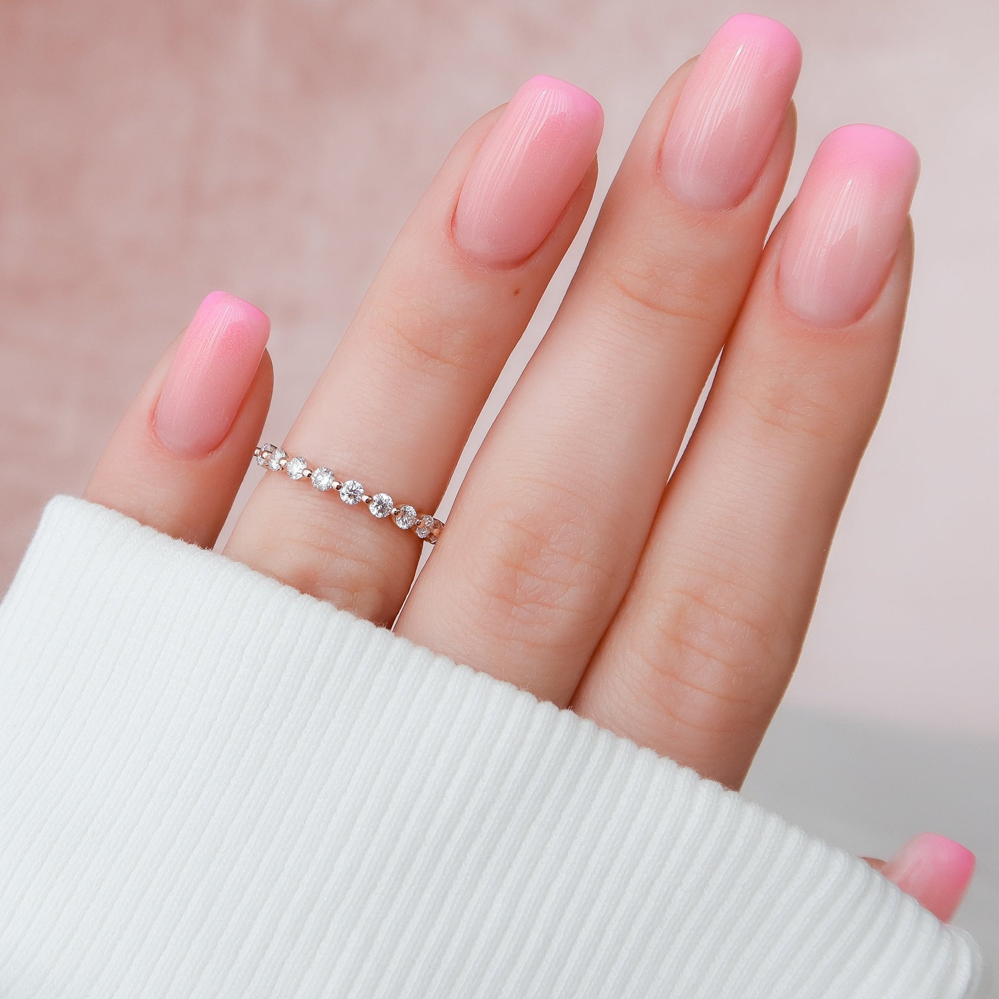1ct Emilinda Round Cut Moissanite Ring - Rose Gold