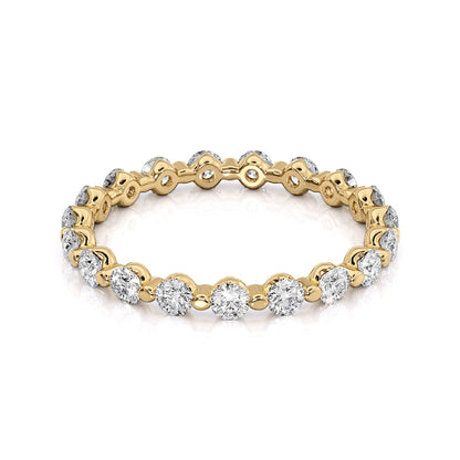 1ct Emilinda Round Cut Moissanite Ring - Gold
