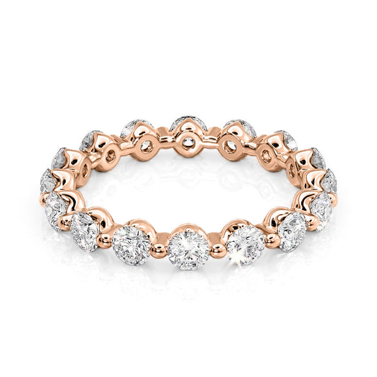 1.5ct Ayiana Round Cut Moissanite Ring - Rose Gold