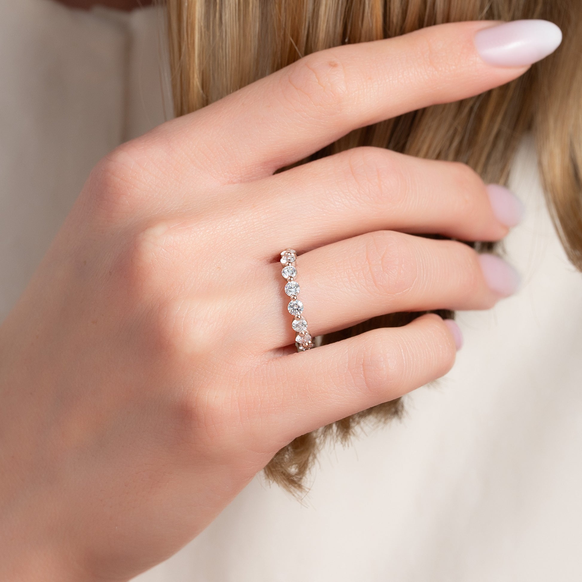 1.5ct Ayiana Round Cut Moissanite Ring - Rose Gold