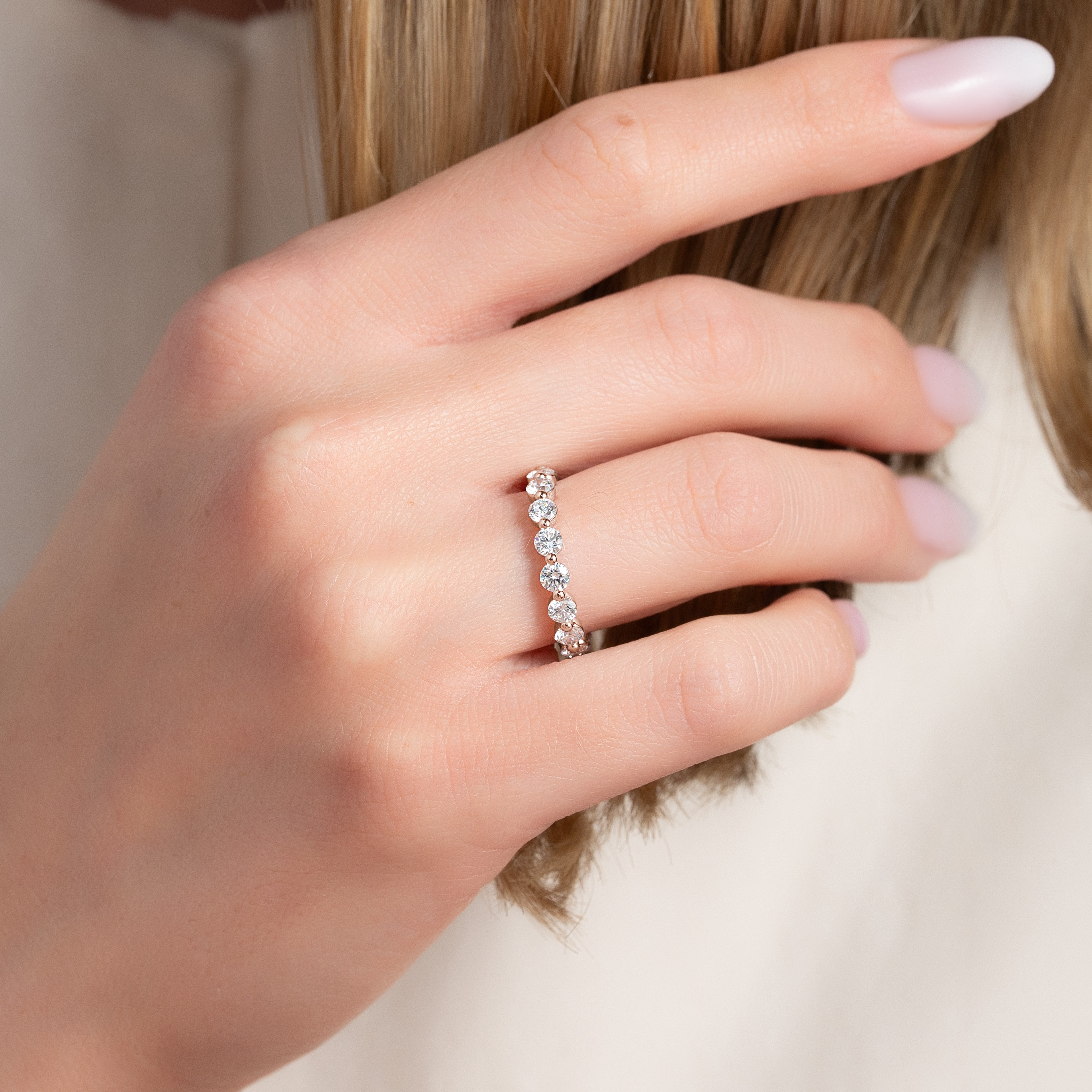 1.5ct Ayiana Round Cut Moissanite Ring - Rose Gold
