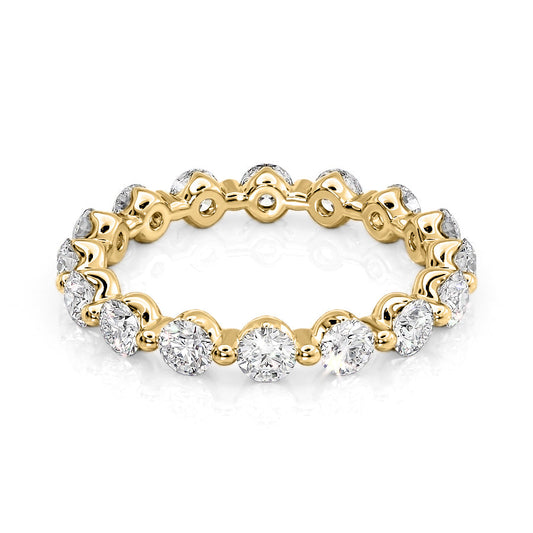 1.5ct Ayiana Round Cut Moissanite Ring - Gold