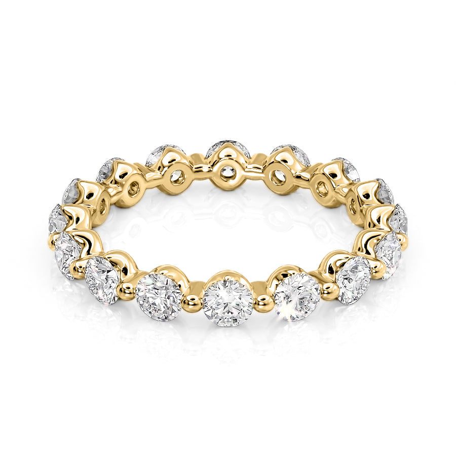 1.5ct Ayiana Round Cut Moissanite Ring - Gold
