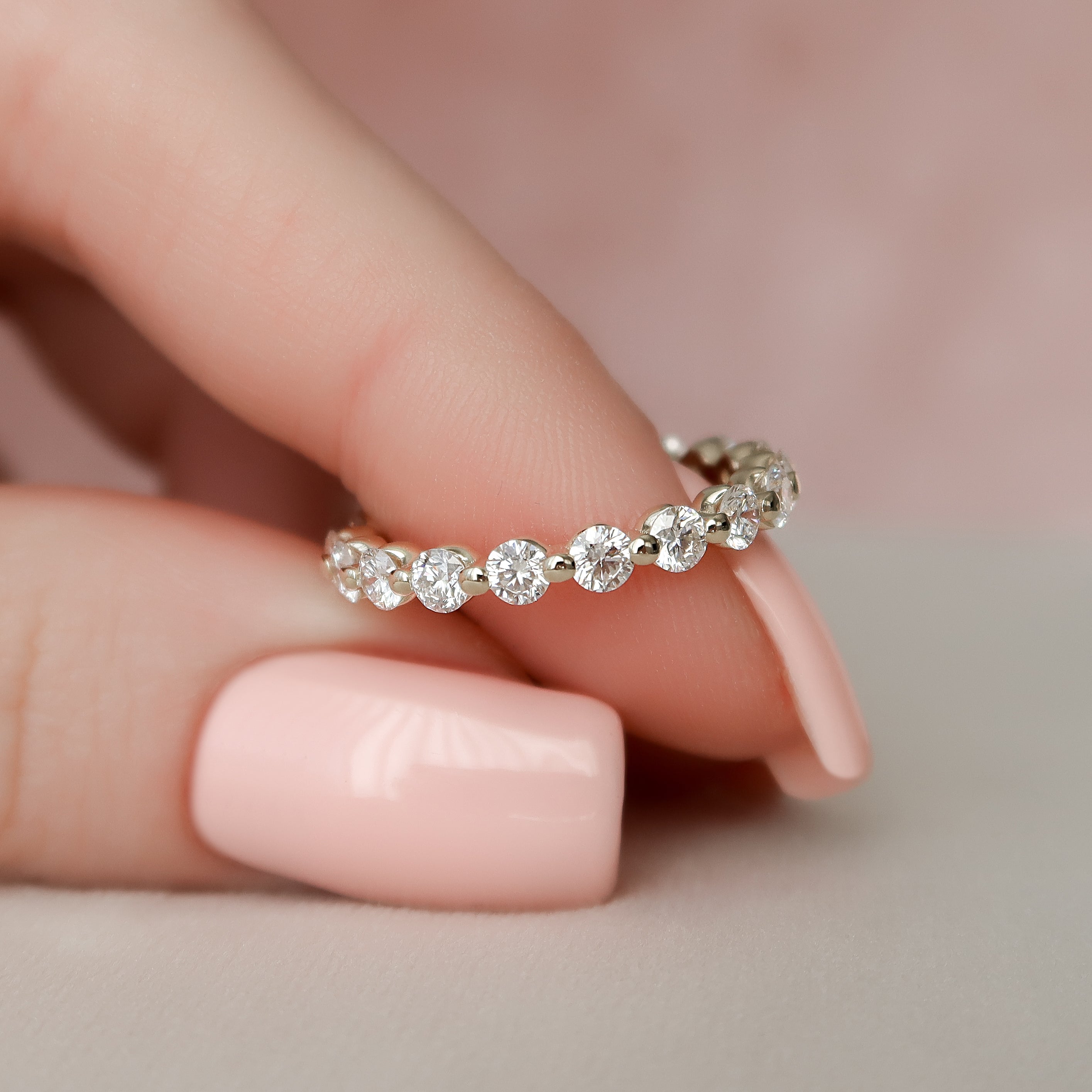 1.5ct Ayiana Round Cut Moissanite Ring - Gold