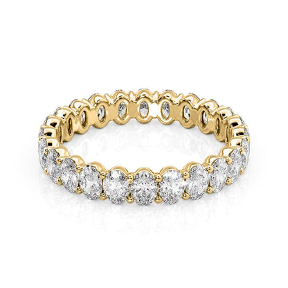 2ct Arlia Oval Cut Moissanite Ring - Gold
