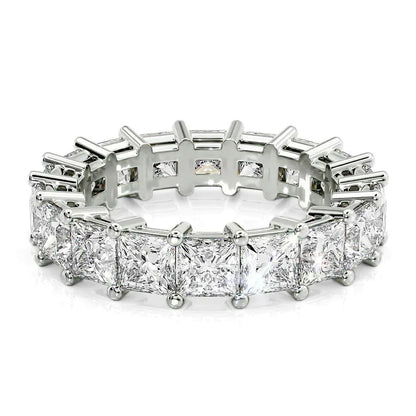 5.5ct Misara Princess Cut Moissanite Ring - Silver