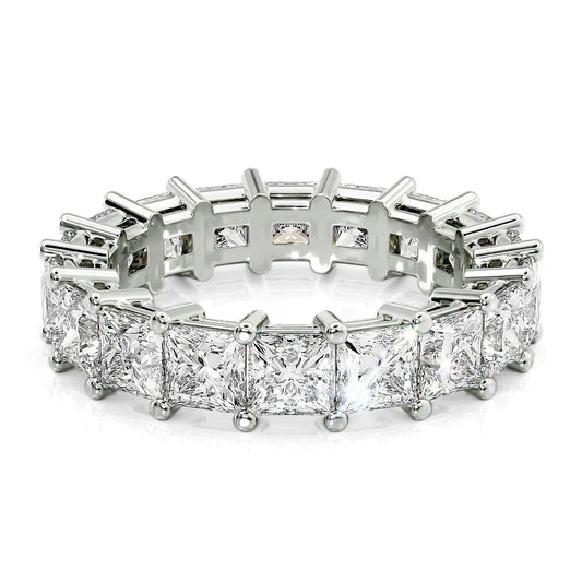 5.5ct Misara Princess Cut Moissanite Ring - Silver