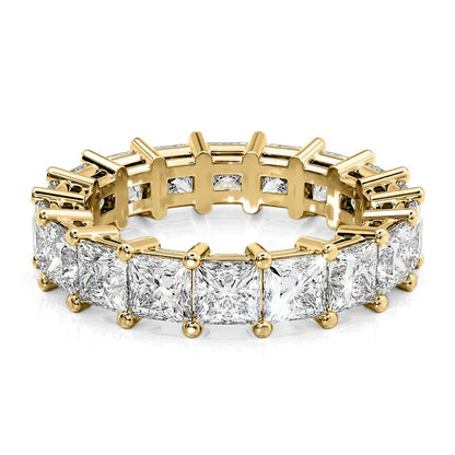 5.5ct Misara Princess Cut Moissanite Ring - Gold