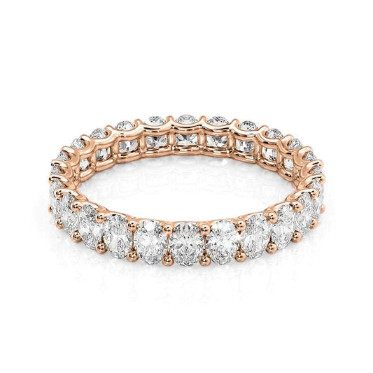 2.5ct Ingrid Oval Cut Moissanite Ring - Rose Gold