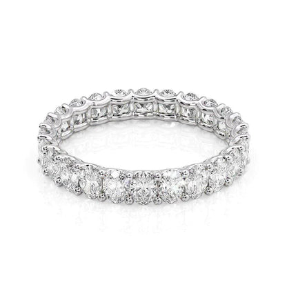 2.5ct Ingrid Oval Cut Moissanite Ring - Silver