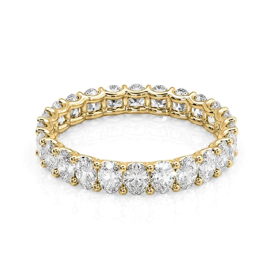 2.5ct Ingrid Oval Cut Moissanite Ring - Gold