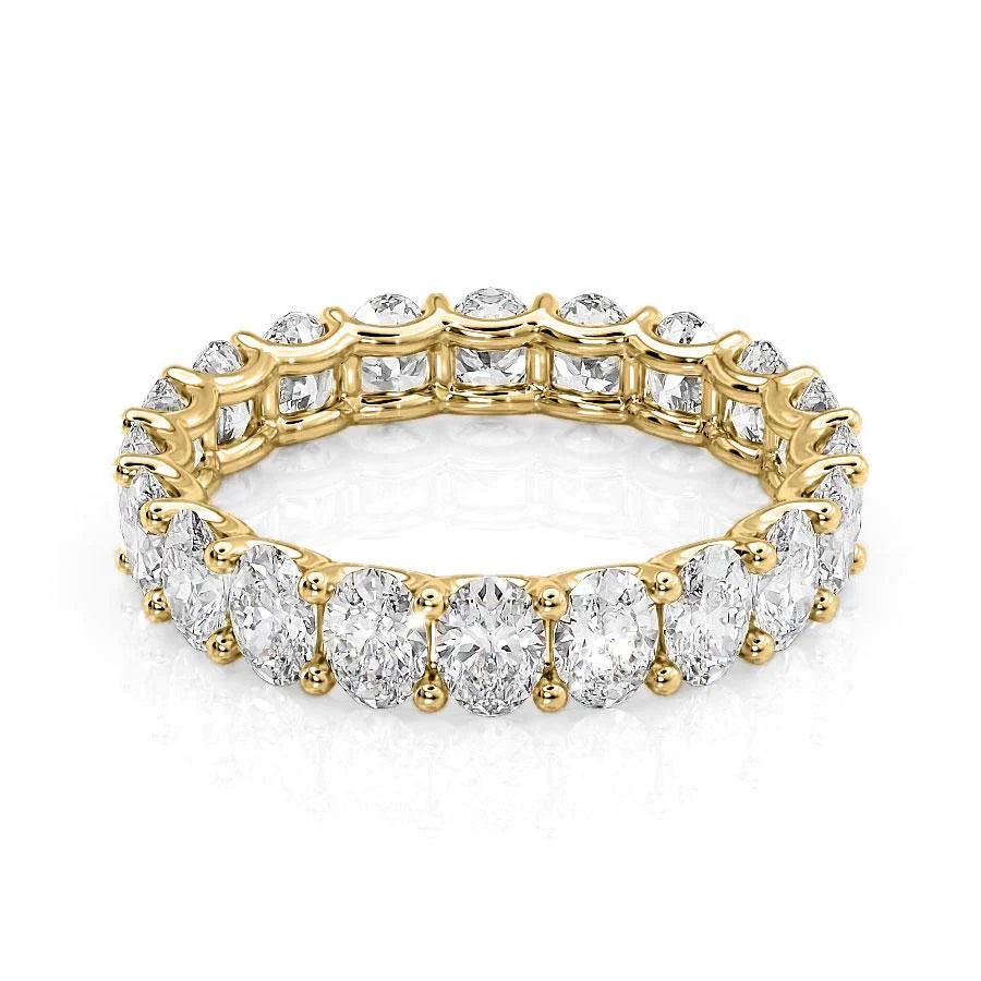 3ct Yavara Oval Cut Moissanite Ring - Gold