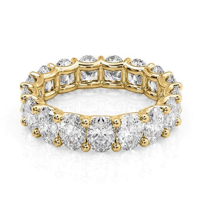 5.5ct Laurela Oval Cut Moissanite Ring - Gold