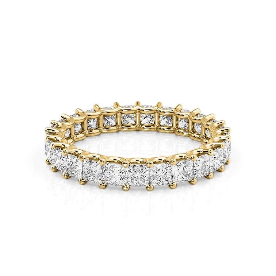 2.5ct Odile Princess Cut Moissanite Ring - Gold