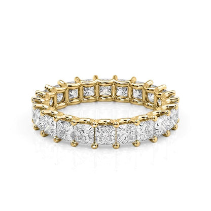 3.5ct Todara Princess Cut Moissanite Ring - Gold