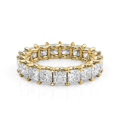 4.7ct Melara Princess Cut Moissanite Ring - Gold