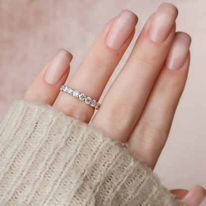2ct Zarena Round Cut Moissanite Ring - Rose Gold