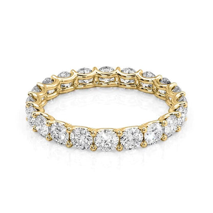 2ct Zarena Round Cut Moissanite Ring - Gold