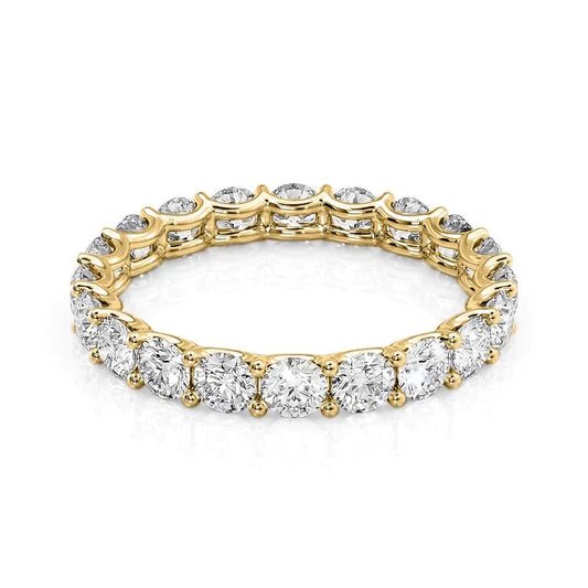 2ct Zarena Round Cut Moissanite Ring - Gold