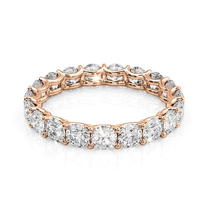 2.5ct Eibhlin Round Cut Moissanite Ring - Rose Gold