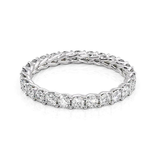 1.5ct Katia Round Cut Moissanite Ring - Silver