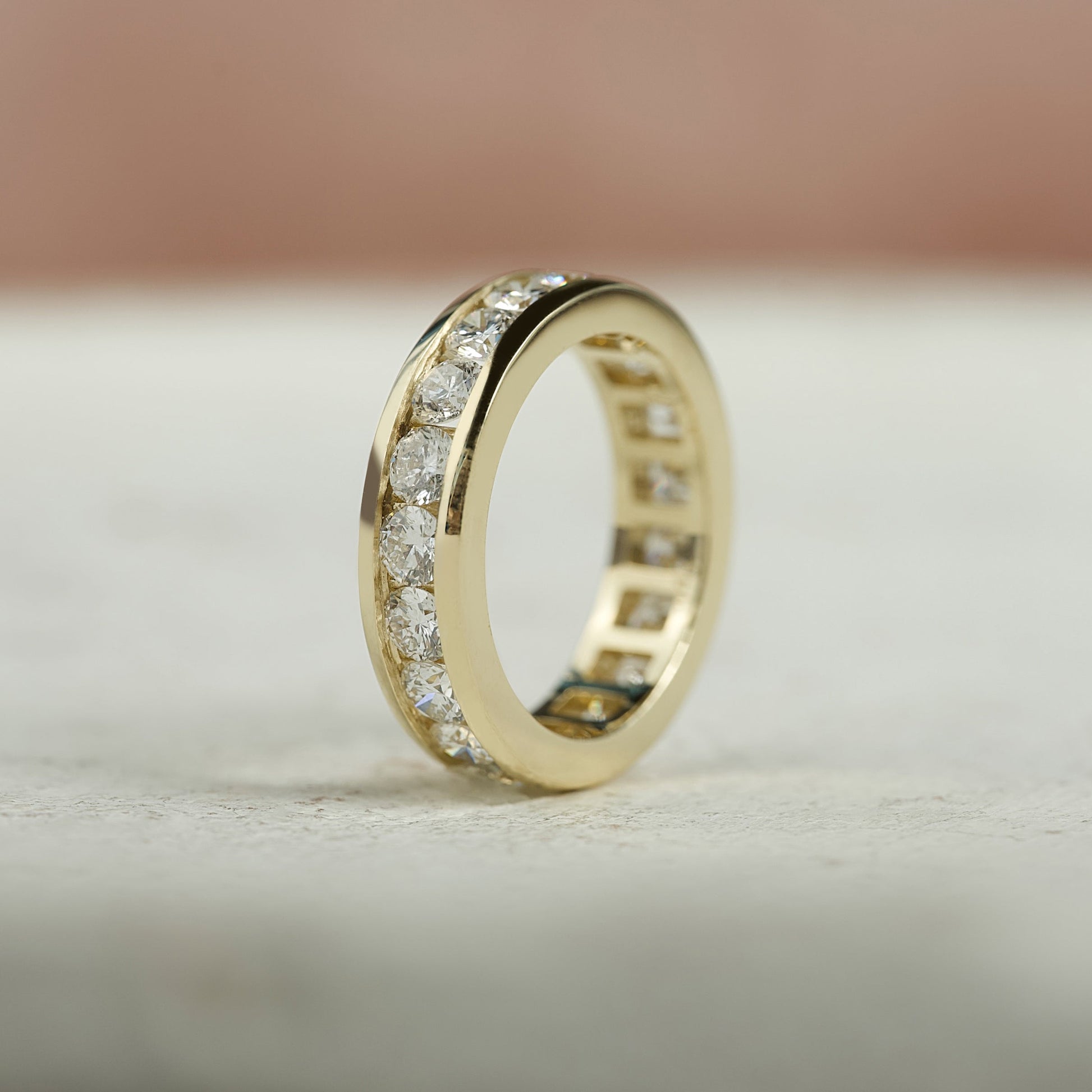 2ct Yolara Round Cut Moissanite Ring - Gold