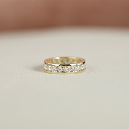 2ct Yolara Round Cut Moissanite Ring - Gold