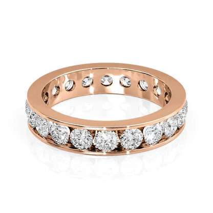 2ct Yolara Round Cut Moissanite Ring - Rose Gold