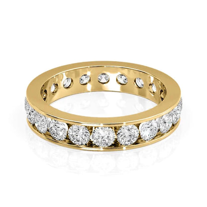 2ct Yolara Round Cut Moissanite Ring - Gold