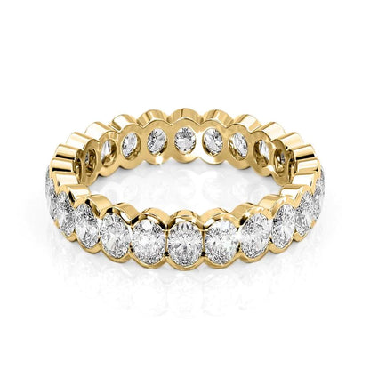 2ct Indira Oval Cut Moissanite Ring - Gold