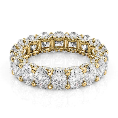5.8ct Olinda Oval Cut Moissanite Ring - Gold