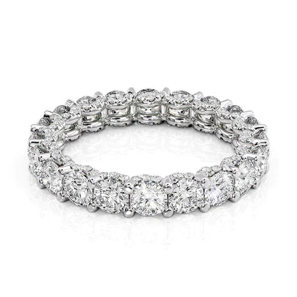 2.8ct Imelda Round Cut Moissanite Ring - Silver