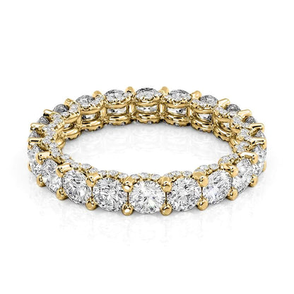 2.8ct Imelda Round Cut Moissanite Ring - Gold